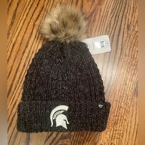 Michigan State beanie
